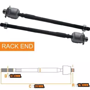 2x Steering Rack End For Datsun Nissan Sunny Sentra B11 1981 82 83 84 1985 - Picture 1 of 8