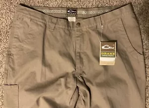 PANTALONES HOMBRE DRAKE LONA CAQUI 40x34 NUEVOS CON ETIQUETAS DW2620804034 ALGODÓN RN146591 - Imagen 1 de 10