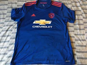 Camiseta visitante Manchester United 2016-2017 talla X-grande Adidas - Imagen 1 de 4