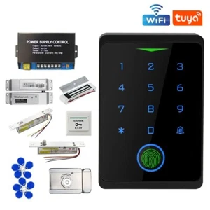 Wifi Fingerprint Lock Security Protection Waterproof Digital Keypad Door Opener - Picture 1 of 37