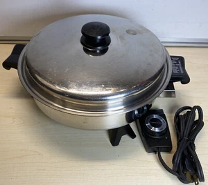 SaladMaster 7817 Elektrische Pfanne 11" Ölkern Dampfdeckel Edelstahl getestet - Bild 1 von 16