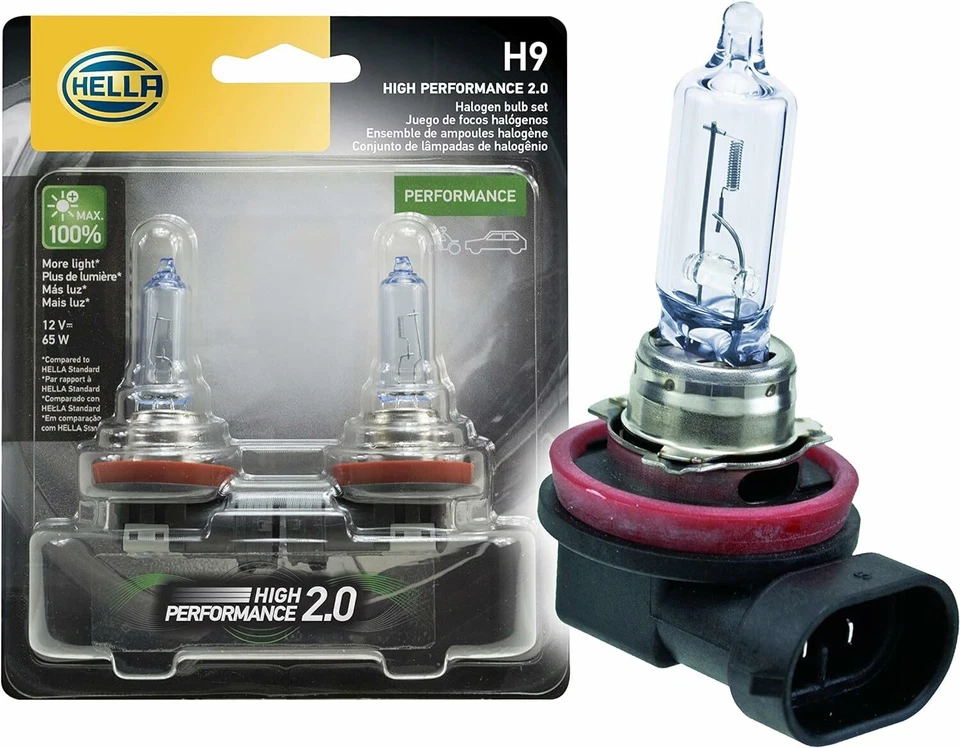 HELLA H9 2.0TB Bombillas Alto Rendimiento, 12V, 65W, Paquete de 2 Foto 1 de 1