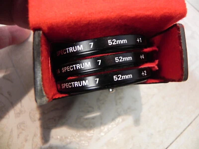 Promaster Spectrum 7 Camera Lens Filter Set +1 +2 +4  52mm with Case - Image 1 of 4