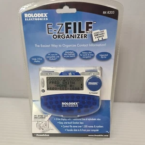 Vintage Franklin Rolodex E-Z File Pro Organizer Portable Handheld 2003 New - Picture 1 of 5