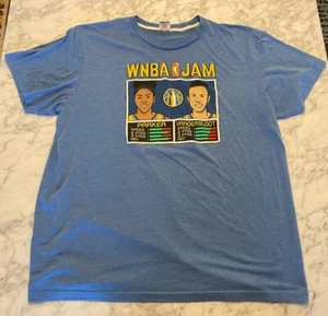 WNBA Jam Chicago Sky T-Shirt XXL Candace Parker Courtney Vandersloot Homage - Picture 1 of 5