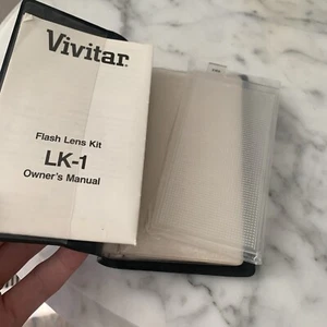 VIVITAR LK-1  Flash Lens Kit for Vivitar Camera With Case And Owners Manual - Picture 1 of 3