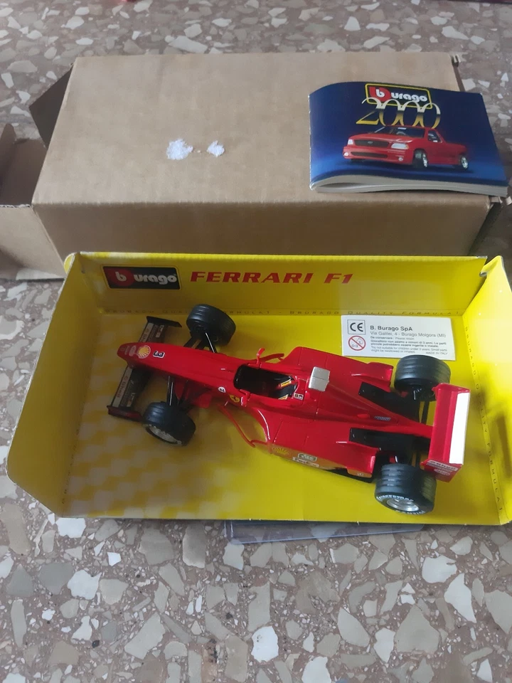 Ferrari Burago 1:24 Schumacher formula 1 F1 - Immagine 1 di 2
