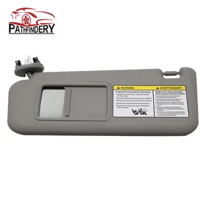 Driver Left Side Gray Sun Visor Fit For 2006-2012 Toyota RAV4 74320-42501-B2 US - Foto 1 di 6