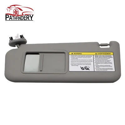 Driver Left Side Gray Sun Visor Fit For 2006-2012 Toyota RAV4 74320-42501-B2 US Foto 1 de 4