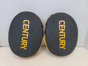 Century Brave Martial Arts Oval Punch Mitt Pair Very Good Condition - Picture 1 of 5