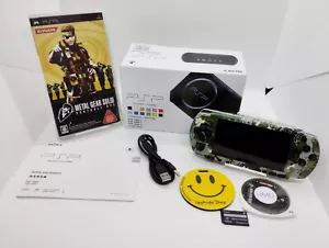 Playstation Portable PSP 3000 Metal Gear Solid Console Camouflage Edition - Picture 1 of 14