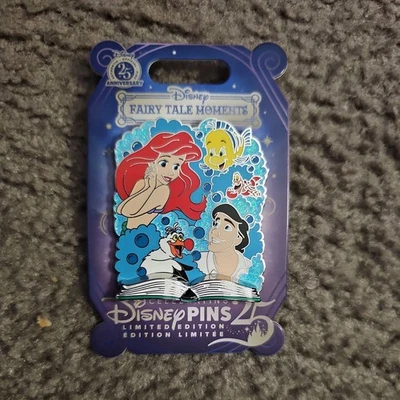 Disney Parks 2025 Fairy Tale Moments The Little Mermaid Ariel LE 2500 Pin - Image 1 of 2