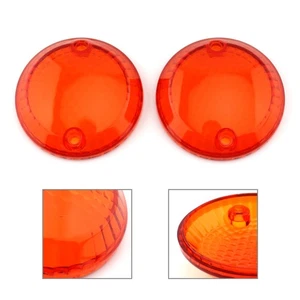 Pair Turn Signal Light Lamp Lens Cover Fit for Suzuki Intruder 1400 VX800 Amber - Picture 1 of 9