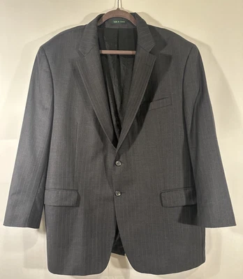 Blazer negro de lana pura para hombre Lauren Ralph Lauren talla 48R Foto 1 de 4