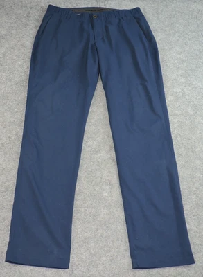 Under Armour Mens 38x34 Khaki Showdown Stretch Waist Navy Blue Golf Pants - Image 1 of 4