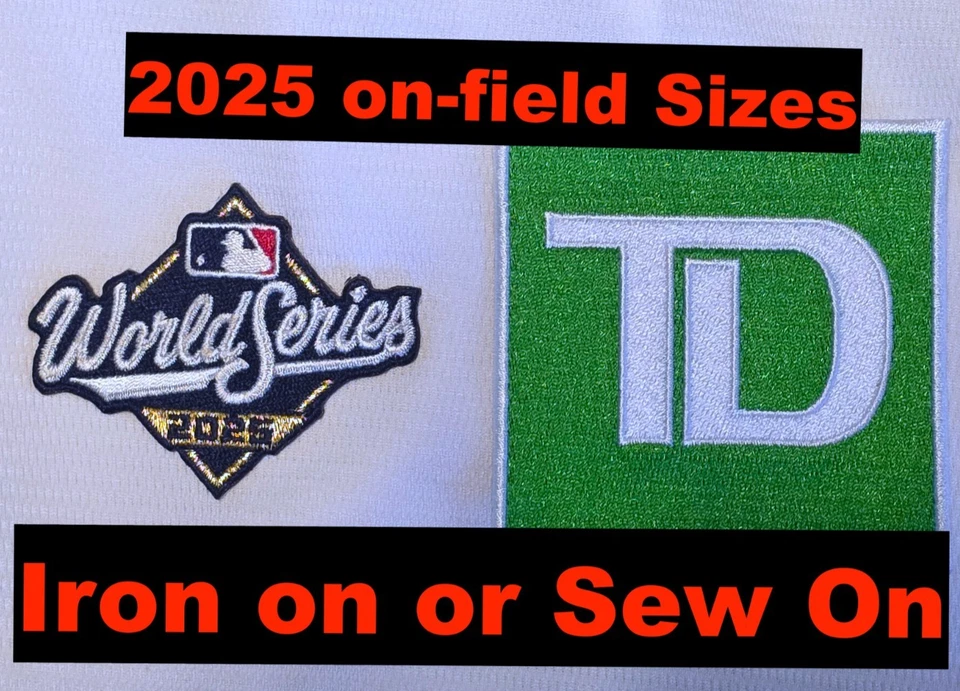 TD Patch + World Series Patch Toronto Blue Jays Advertising Patch Jersey Patch - Image 1 of 1