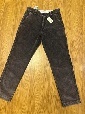 Levis XX Chino Pants Mens 29x30 Black Purple Corduroy Straight Tapered Grunge - Image 1 of 4