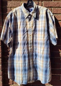 Camisa Pendleton Para Hombre L Grande Algodón Manga Corta Abotonada Multicolor Cuadros - Imagen 1 de 6