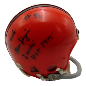 Browns HOFers (2) Lavelli & Mitchell Signed/Autographed Mini Helmet JSA 201581 - Picture 1 of 5