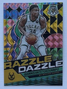 Giannis Antetokounmpo 2023-24 Panini Mosaic #6 Razzle Dazzle Case Hit Bucks - Picture 1 of 2