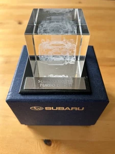 Subaru Boxer Turbo Diesel Engine 3D Model HypeGlass Cube One OFF Design Genuine - Picture 1 of 3