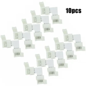 L Shape Adapters 90 Degree Joint for 5050 LED Strip Light Corners Pack of 10 - Picture 1 of 6