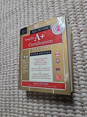 Mike Meyers CompTIA A+ Certification Exam Guide 220 901 902 Hardcover Book CD - Image 1 of 3