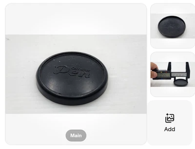 Olympus 45mm Slip On Front Lens Cap for Compatibility unknown 33659 - Image 1 of 4