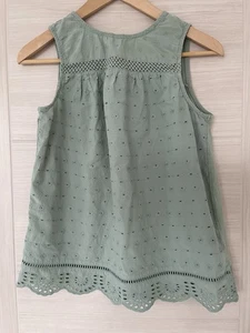 Next Pale Khaki Green High Neck Too Size 10 - Picture 1 of 7