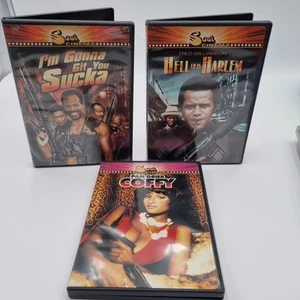 Soul Cinema 3 Dvd Bundle - Hell Up In Harlem, Coffy, Gonna Git You Sucka - Picture 1 of 8