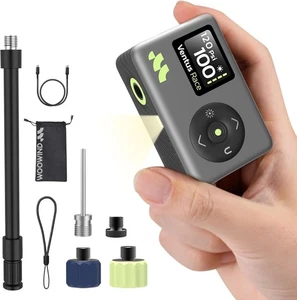 Ventus Race Tragbare Fahrradpumpe mit digitalem Druckmesser, 120 PSI - Bild 1 von 8