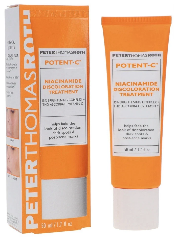 PETER THOMAS ROTH POTENT-C TRATAMIENTO DECOLORACIÓN NIACINAMIDA 50 ml / 1,7 fl oz Foto 1 de 1