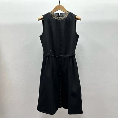 Dior Cotton Dress With White Bee Embroidery New - Image 1 of 2