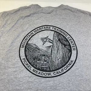 MOUNTAIN WARFARE TRAINING CENTER United States Marine Corps USMC T SHIRT Sz L - Imagen 1 de 4