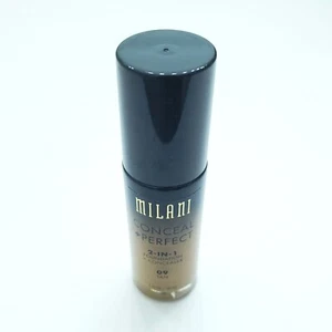 Milani Conceal + Fondotinta perfetto 2 in 1 + Correttore marrone chiaro 09 NUOVO 1 oz - Foto 1 di 6