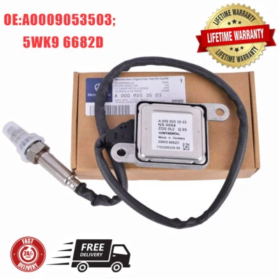 Nox Sensor A0009053503 For Mercedes-Benz W164 W212 E250 ML GL350 Sprinter 3.0L - Image 1 of 4
