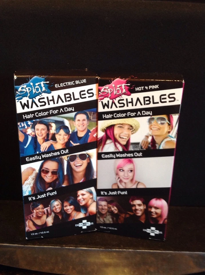 Splat Washables Hair Color Hot 4 Pink 1.50 Oz