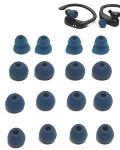 16 pcs NAVY BLUE Earbuds Gels for Beats Powerbeats-PRO. Multi-sizes S/M/L/Layer - Picture 1 of 3