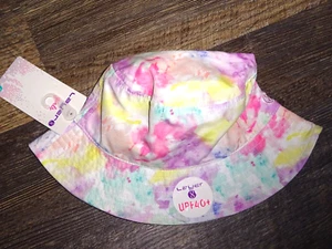 girl youth bucket hat cap watercolor NWT Layer 8 UPF 40+ - Picture 1 of 6