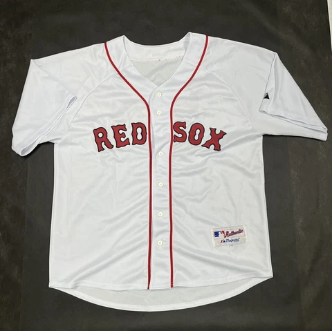 Boston Redsox Majestic Jersey David Ortiz #34 Size:52 White/Red Cover