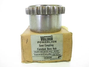 Neu Waldron Powerlign Zahnradkupplung fertige Bohrung Nabe 148437 1 5/8  - Bild 1 von 4