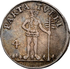 1729 EPH German States Brunswick Wolfenbuttel 4 Mariengroschen NGC VF 30 Germany - Picture 1 of 3