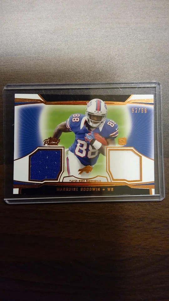 2013 Topps Prime Rookie Marquise Goodwin 2 patch Gold #99 - Image 1 of 2