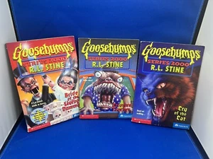 goosebumps series 2000 lot of 3- 1,2&3 first scholastic printing, January 1998 - Picture 1 of 16
