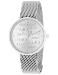 Orologio Donna Liu Jo Magic Acciaio Quadrante Glitter Argento Maglia Milano - Picture 1 of 2