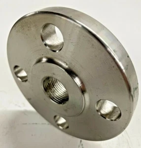 ALLOY 20 Threaded Flange 1" Class 150 Raised Face SB/B462 UNS N08020 B16.5 - Picture 1 of 10