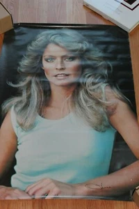 Farrah Fawcett White Tank Top Giant Poster Photograph 28"x40" 1976  - Picture 1 of 1