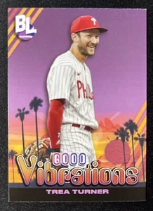 Trea Turner 2024 Topps Big League Good Vibrations #GV-16 Philadelphia Phillies - Picture 1 of 2