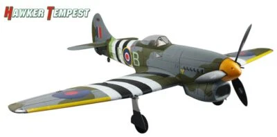 Dynam Hawker Tempest EPO 1250mm RTF V2 Komplett Set Warbird WWII Brushless LiPo - Bild 1 von 4