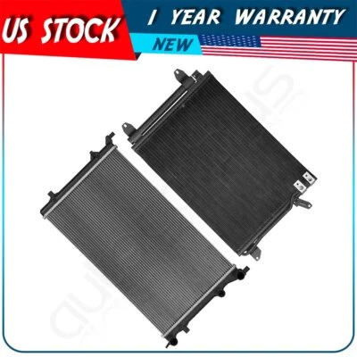 Radiator and AC Condenser Kit For 2013-2014 Volkswagen Beetle 13215 3889 - Image 1 of 3